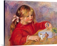 Claude Renoir (b.1901) at Play, 1905 (oil on canvas)