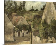 Crossroads at the Rue Remy, Auvers, c.1872 (oil on canvas)