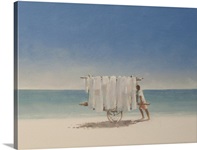 Cuba Beach Seller, 2010 (acrylic on canvas)