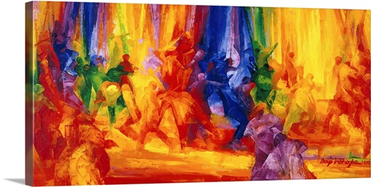 Dance 1, 2000 (oil on board)