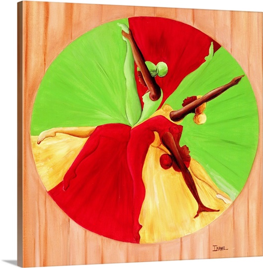 Dance Circle, 2002 (oil on canvas)
