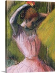 Dancer arranging her hair, c.1900-12 (pastel on paper)