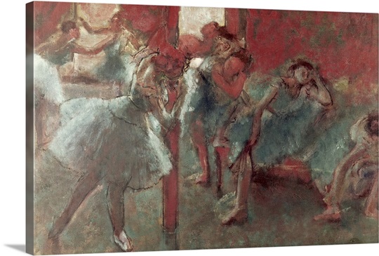 Dancers at Rehearsal, 1895 98 (pastel on paper)