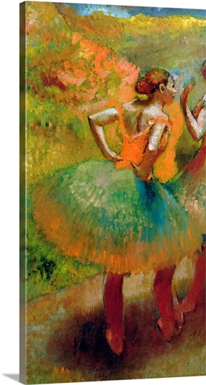 Dancers Wearing Green Skirts, c.1895 (oil on canvas)