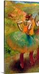 Dancers Wearing Green Skirts, c.1895 (oil on canvas)