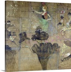 Dancing at the Moulin Rouge: La Goulue, 1895 (oil on canvas)