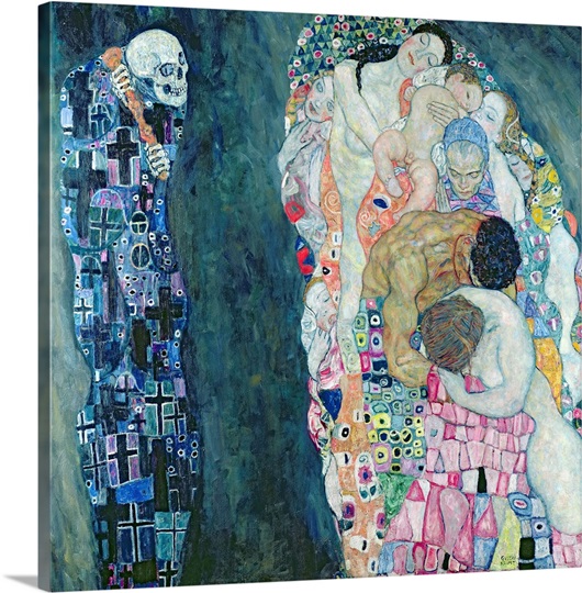 Death and Life, c.1911 (oil on canvas)