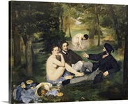 Dejeuner sur lHerbe, 1863 (oil on canvas) (see also 65761)