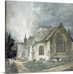 East Bergholt Church, c.1805 11 (watercolour)