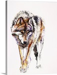 European Wolf (charcoal
