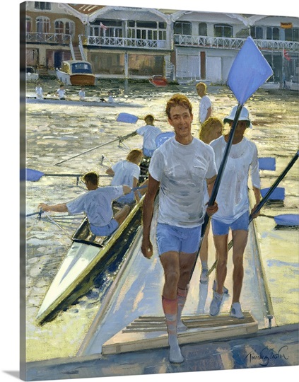 Evening Return, Henley, 1998 (oil on canvas)