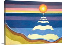 Evening Sun, 2003 (oil on canvas)