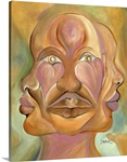 Faces of Copulation (oil on canvas)