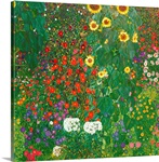 Farm Garden with Flowers (Brewery Garden at Litzlberg on the Attersee) c.1906