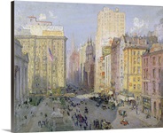 Fifth Avenue, New York, 1913 (oil on canvas)