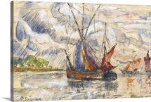 Fishing Boats in La Rochelle, c.1919-21