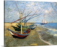 Fishing Boats on the Beach at Saintes-Maries-de-la-Mer
