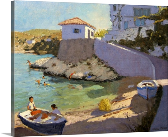 Fishing Nets, Samos, 2005 (oil on canvas)