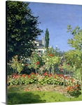 Flowering Garden at Sainte Adresse, c.1866 (oil on canvas)