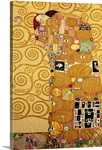 Fulfilment (Stoclet Frieze) c.1905 09 (tempera, w/c) (see 259350 for detail)