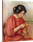 Gabrielle darning, 1908