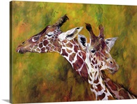 Giraffe, 1997 (acrylic and pencil crayon on paper)