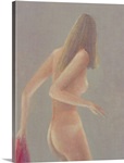 Girl with Red Towel, 1985 (acrylic on canvas)
