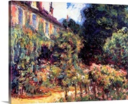 Giverny, the house from the garden, 1913 (oil on canvas)