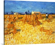 Harvest in Provence, June 1888