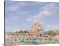 Haystack on the Banks of the Loing, 1891 (oil on canvas)