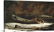 Hound and Hunter, 1892 (oil on canvas)