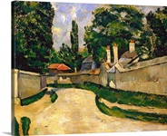 Houses Along a Road, c.1881 (oil on canvas)
