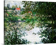 Ile de La Grande Jatte Through the Trees, 1878 (oil on canvas)