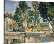 Jas de Bouffan, the pool, c.1876 (oil on canvas)