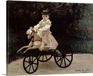 Jean Monet on his Hobby Horse, 1872 (oil on canvas)