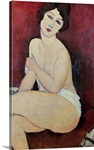 Large Seated Nude (oil on canvas)