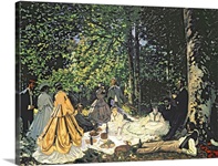 Le Dejeuner sur lHerbe, 1865 1866 (oil on canvas)