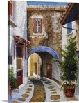 Lefkimi, Corfu, 2006 (oil on board)