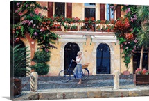 Limone, Lake Garda, Italy, 2003 (oil on canvas)