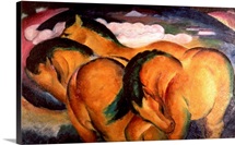 Little Yellow Horses, 1912 (oil on canvas)