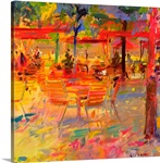 Lunch on the Terrace (oil on canvas)