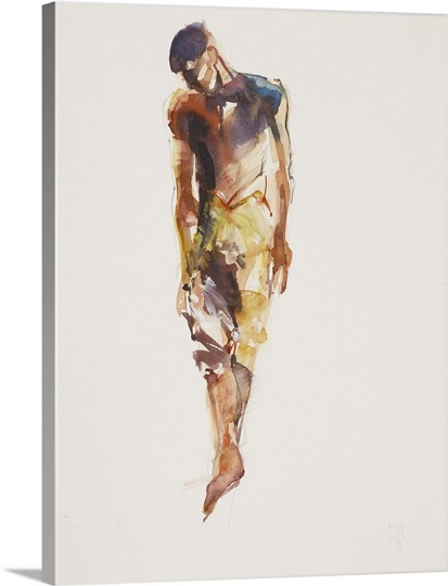 Man (w/c on paper)