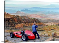 Maserati A6 GCM, 2001 (oil on canvas)
