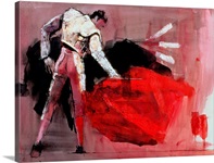 Matador, 1998 (mixed media on paper)