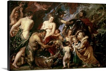 Minerva Protects Pax from Mars (Peace and War), 1629 30 (oil on canvas)