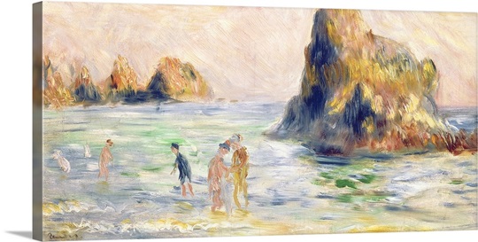 Moulin Huet Bay, Guernsey, c.1883 (oil on canvas)