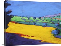 Much Marcle (acrylic on board)