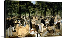 Music in the Tuileries Gardens, 1862 (oil on canvas)