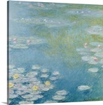 Nympheas at Giverny, 1908 (oil on canvas)