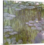 Nympheas at Giverny, 1918 (oil on canvas)